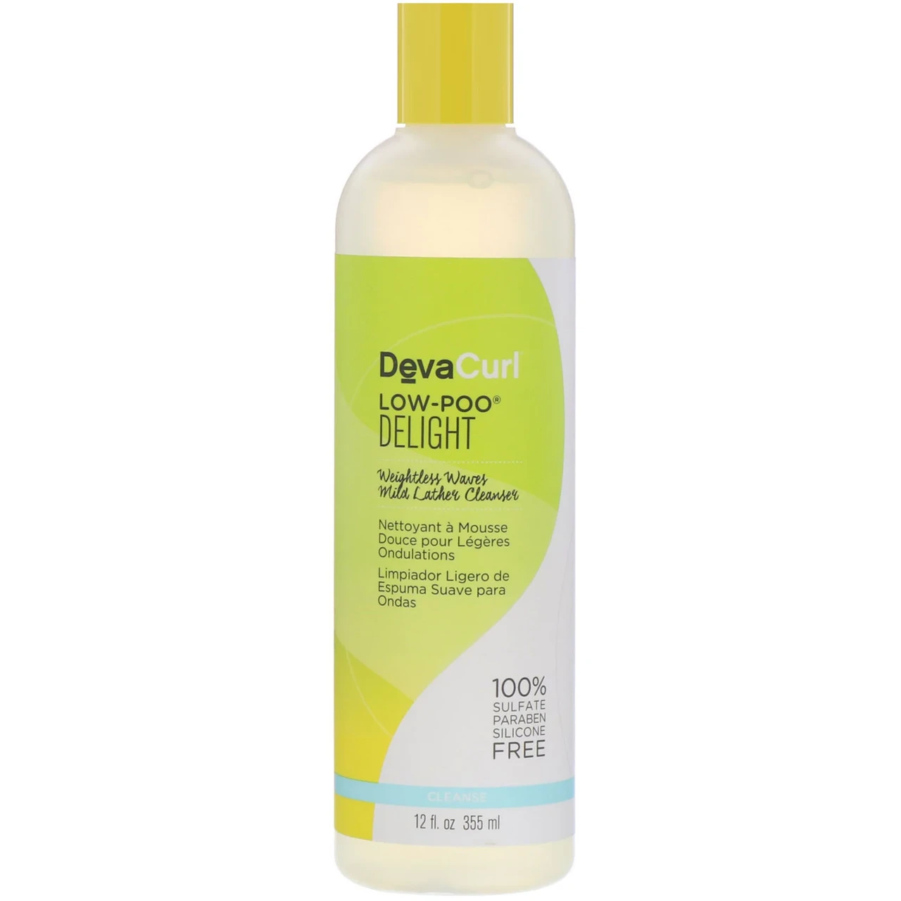 DevaCurl, Low-Poo, Delight, очищающее средство с мягкой пеной для создания невесомых локонов, 355 мл (12 жидк. - фото 1 - id-p1580785884