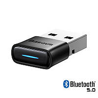 Bluetooth USB адаптер для компьютера, ноутбука Baseus BA04 (20m, Bluetooth 5.0). Black