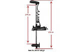 Електромотор Haswing Cayman B 80Lbs 24V GPS чорний HE-50737-152_B, фото 6