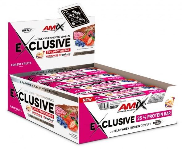 Amix Exclusive 25% Protein Bar 12x85g