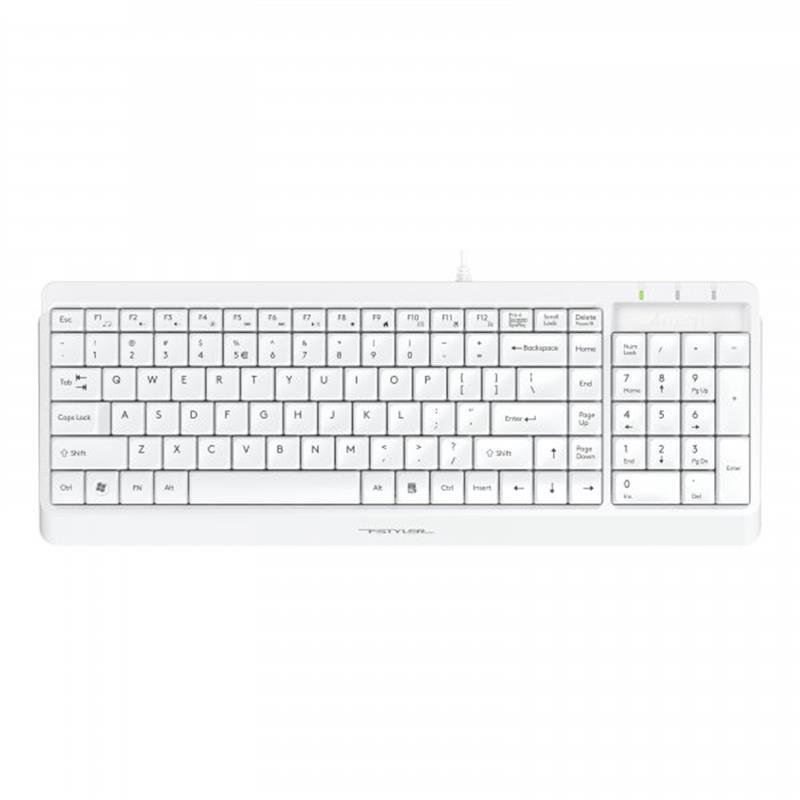 Клавіатура A4Tech Fstyler FK15 White USB
