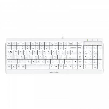 Клавіатура A4Tech Fstyler FK15 White USB