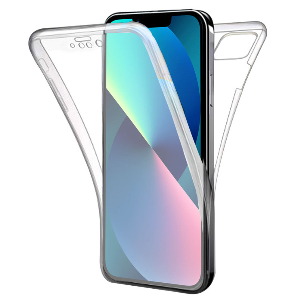 Прозорий силіконовий чохол Slim Premium 360 для Apple iPhone 13 Mini, Transparent, фото 1