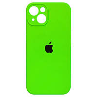 Чехол Silicone Full Camera для Apple iPhone 13 Shiny Green