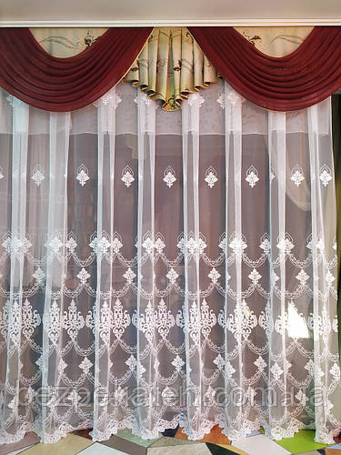 Красивая тюль. Белая тюль в зал. Тюль для зала. Тюль в гостиную. Тюль ...