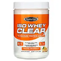 Muscletech, ISO Whey Clear, Сверхчистый изолят протеина, Orange Dreamsicle, 1,10 фунта (505 г) Киев