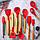 Набір кухонних предметів Kitchen Set 12 предметів (0356) Силікон, фото 2