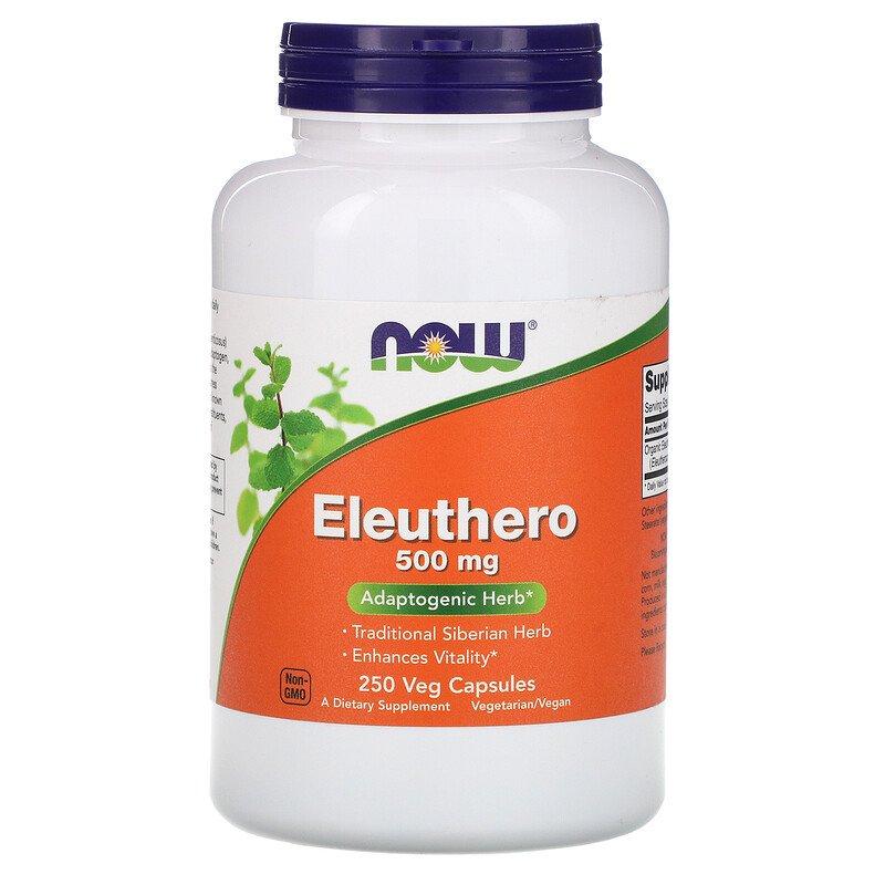 Eleuthero 500 мг Now Foods 250 капсул