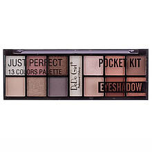 Палітра 13 тіней для повік DoDo Girl Just Perfect Pocket Kit Eyeshadow D3066/01