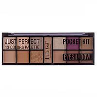 Палетка 13 теней для век DoDo Girl Just Perfect Pocket Kit Eyeshadow D3066/02