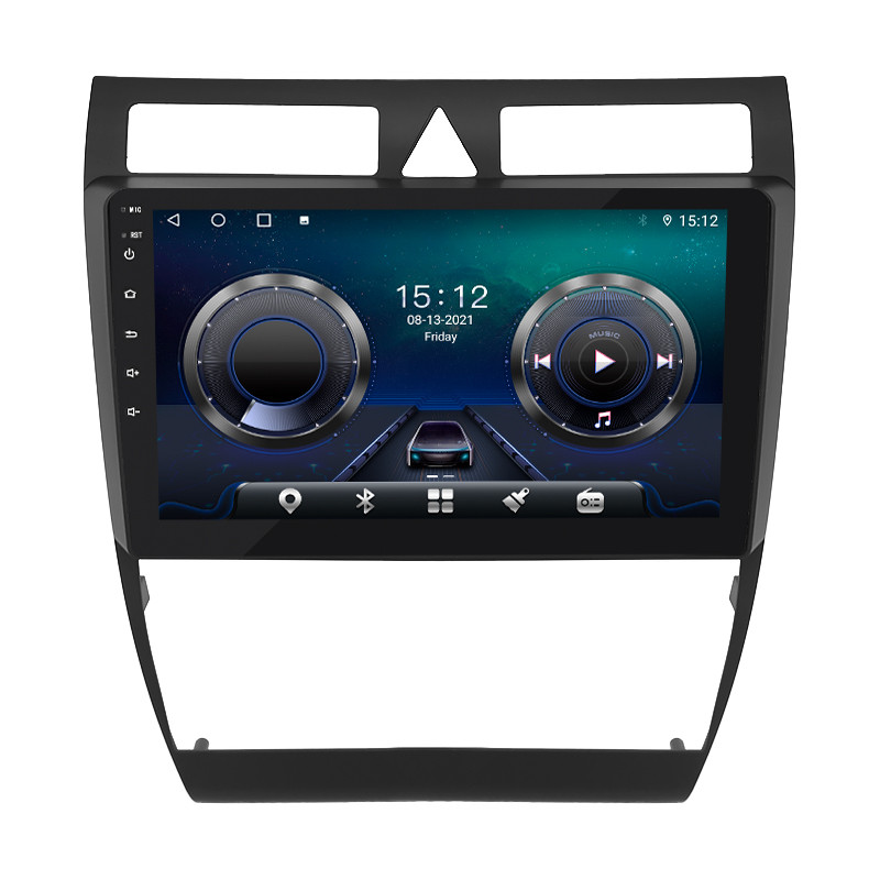 Леско-штатний рекордер для радіоприймачів для Audi A6 Allroad I (C5) 2000-2006 екран 9 "4/64gb 4G Wi-Fi GPS TOP, фото 1