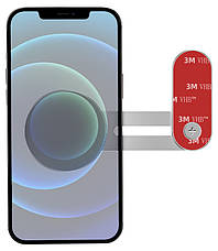 Тримач магнітний на ноутбук для iPhone 12/13 Hoco PH45 Royalty Metal Сріблястий, фото 5