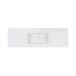 Раковина Qtap Albatross E 1500х460х180 White з донним клапаном QT01119150EW