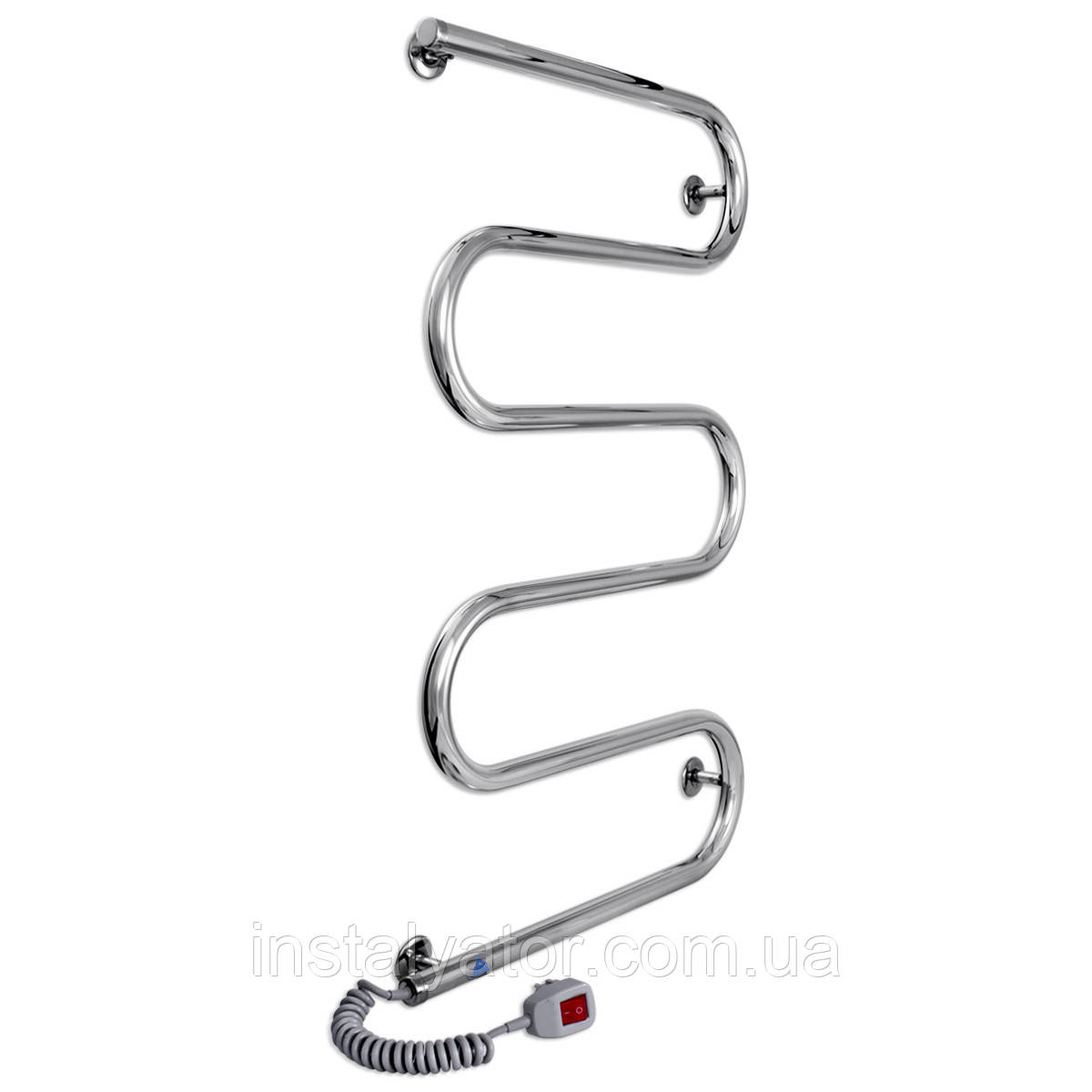 Електрична сушарка для рушників Laris Змійовик 25 РС5 500 х 800 Е (підкл. зліва), фото 1