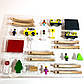 Набір додаткових елементів для дерев'яної залізниці PlayTive, Ikea, Brio, Viga Toys (24 елемента), фото 5