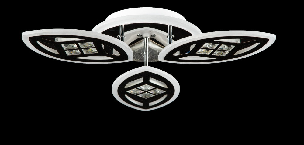 Хромована стельова люстра LK29072/3+1 LED (CR), фото 1