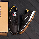 Чоловічі шкіряні кросівки Rbk Classic Leather Black Trail, фото 10