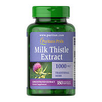 Milk Thistle 4:1 Extract 1000 мг Silymarin Puritan's Pride (180 капсул)