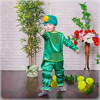 Детский карнавальный костюм кузнечик салатовый