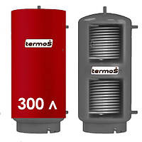 Теплоаккумулятор из нержавейки TERMO-S TA-300L c двумя теплообменниками