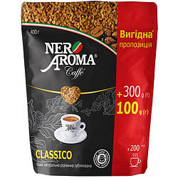 Кава розчинна Nero Aroma Classico 400 гр Натуральний сублімований