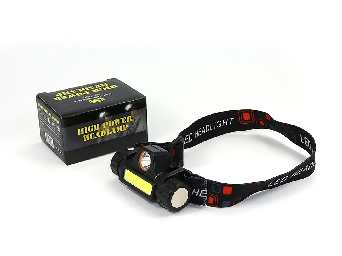 Ліхтар налобний Bailong BL-8101-XPE+COB 240шт 9623, фото 1