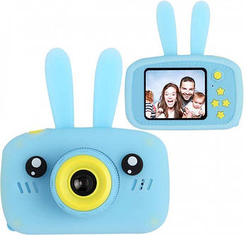 Цифровий дитячий фотоапарат Rabbit Блакитний (126432)