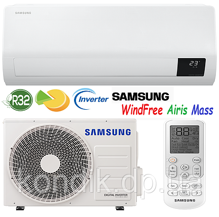 Кондиционер Samsung AR09BXHCNWKNUA WindFree Airise Mass, фото 2