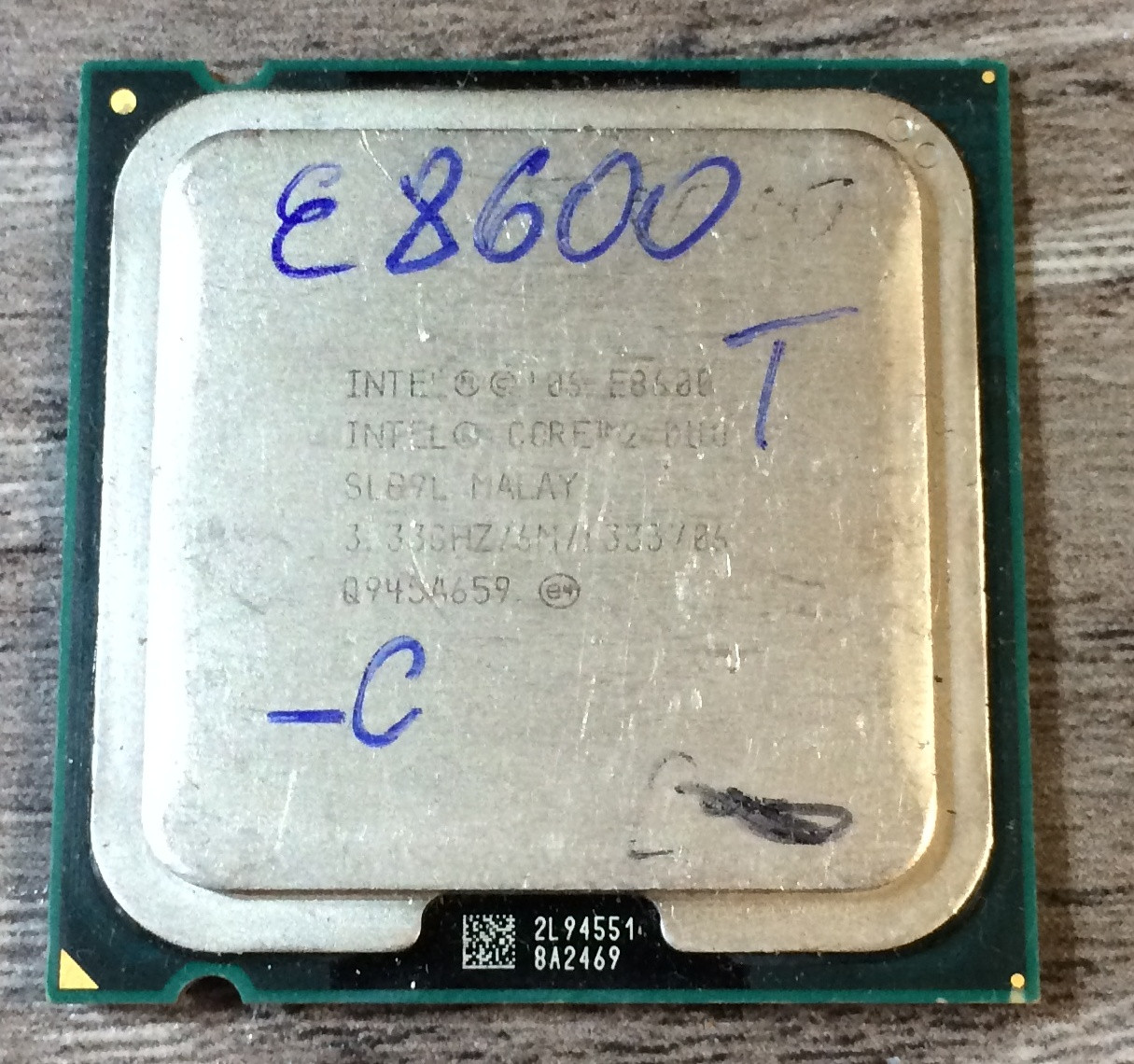 Уцінка! Intel Core 2 Duo E8600 3.333GHz/6M/1333 LGA775 65W SLB9L, фото 1