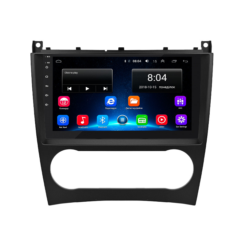 Штатна магнітола Lesko для Mercedes-Benz G-Клас II (W463) Рестайлінг 1 2006-2008 9" 2+32Gb Wi-Fi Optima GPS