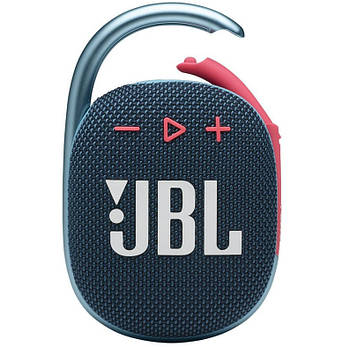 Портативна акустика JBL Clip 4, Blue Pink (JBLCLIP4BLUP) Офіційна Гарантія