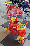 Велосипед дитячий триколісний TC-R107A-2A червоний, фото 2