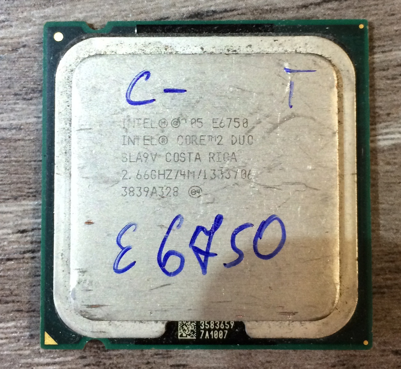 Уцінка! Intel Core 2 Duo E6750 2.667GHz/4M/1333 LGA775 65W SLA9V, фото 1