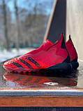 Стоноги Adidas Predator Freak+ TF black/pink, фото 5