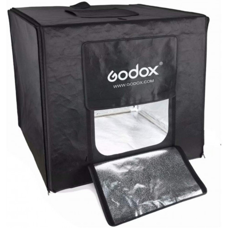 Фотобокс з підсвічуванням Godox LST80 з 3 LED-підсвітками 60 Вт (80x80x80см)