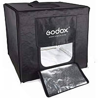 Фотобокс з підсвічуванням Godox LST80 з 3 LED-підсвітками 60 Вт (80x80x80см)