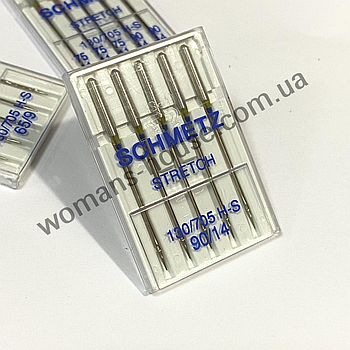 Голки стрейч 5 шт. для побутових машин No90/14 Schmetz