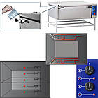 Шафа пекарська промислова ШП-2, промислова електродуховка, електрична пекарська шафа професійна, електрична піч, фото 2