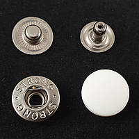 Кнопка No54 з білим пластиковим капелюшком 15 мм (720 шт.).
