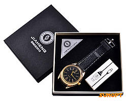 USB запальничка-години в подарунковій коробці JIAHENG (Спіраль розжарювання)