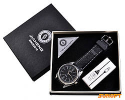 USB запальничка-години в подарунковій коробці JIAHENG (Спіраль розжарювання)