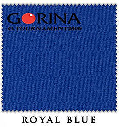 Більярдне Сукно Gorina Granito Tournament 2000 197 см Royal Blue синє, Сукно для більярдного столу