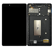 Дисплей (екран) для Lenovo Tab E8 TB-8304F/TB-8304F1 + тачскрін, чорний, з передньою панеллю