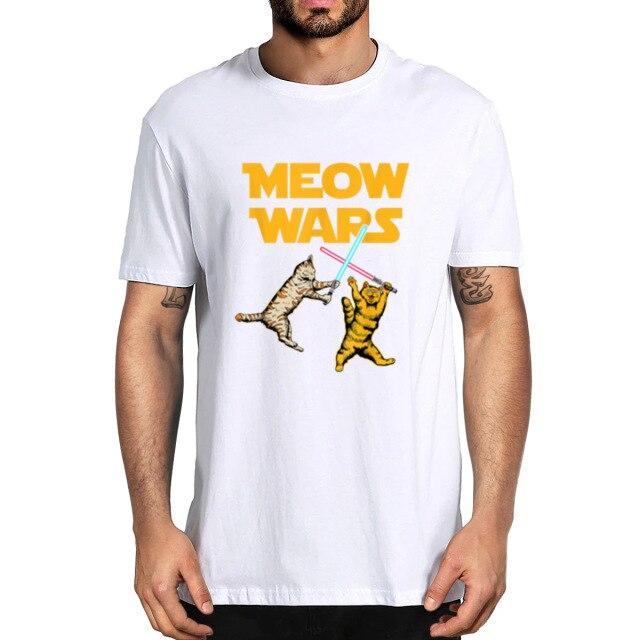Чоловіча футболка з принтом "Meows Wars"