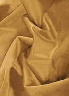 Портьерная ткань для штор бархат золотистого цвета №10