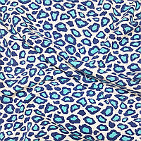 Американська трикотажна тканина з Леопардовим принтом - 95% бавовна 5% спандекс, Тканини США для одягу й рукоділля, Robert Kaufman