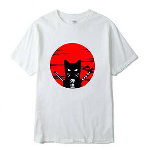 Чоловіча футболка спринтом кота