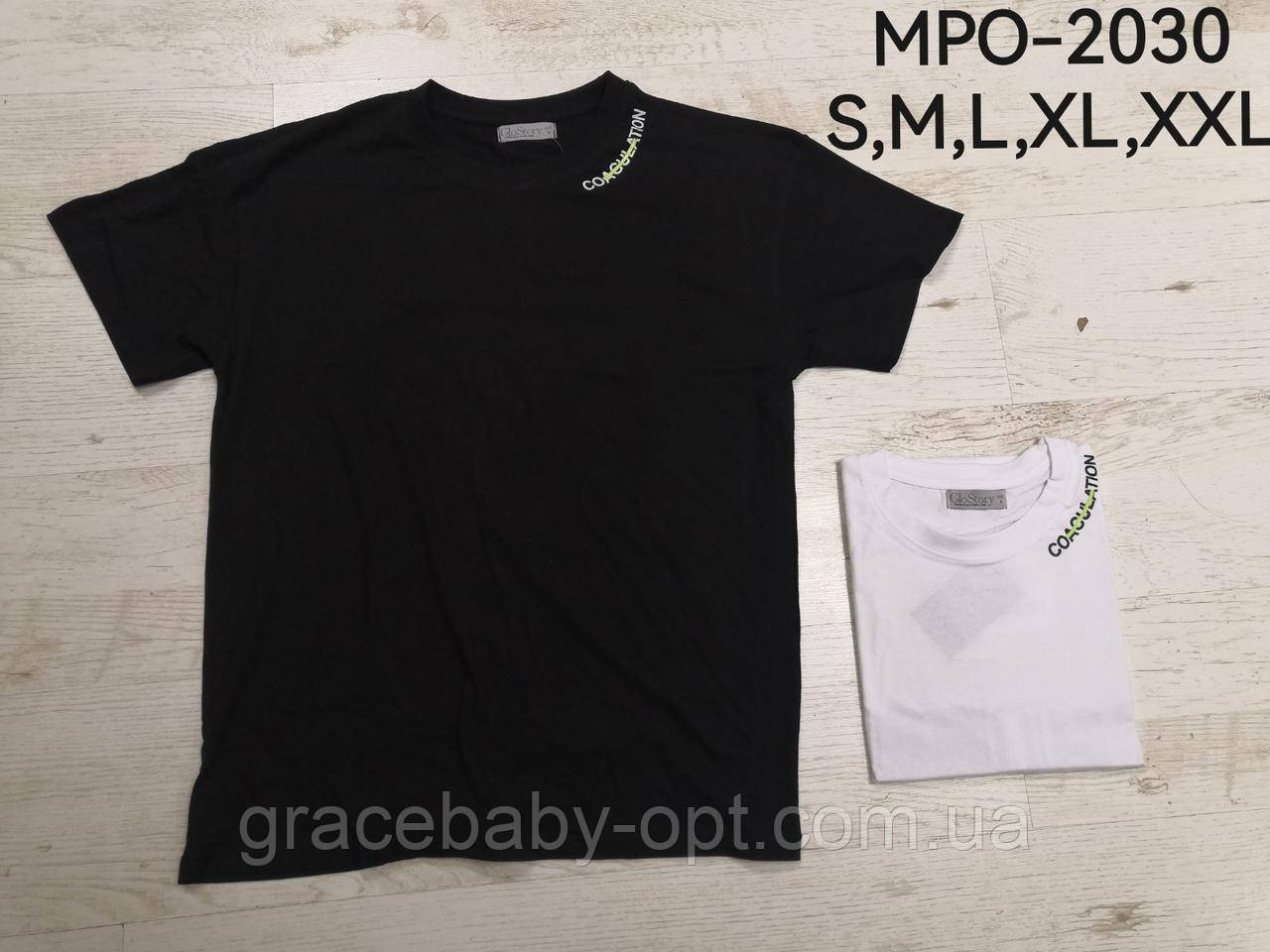 Футболки чоловіча оптом, Glo-story, S,M,L,XL,2XL рр, № MPO-2030