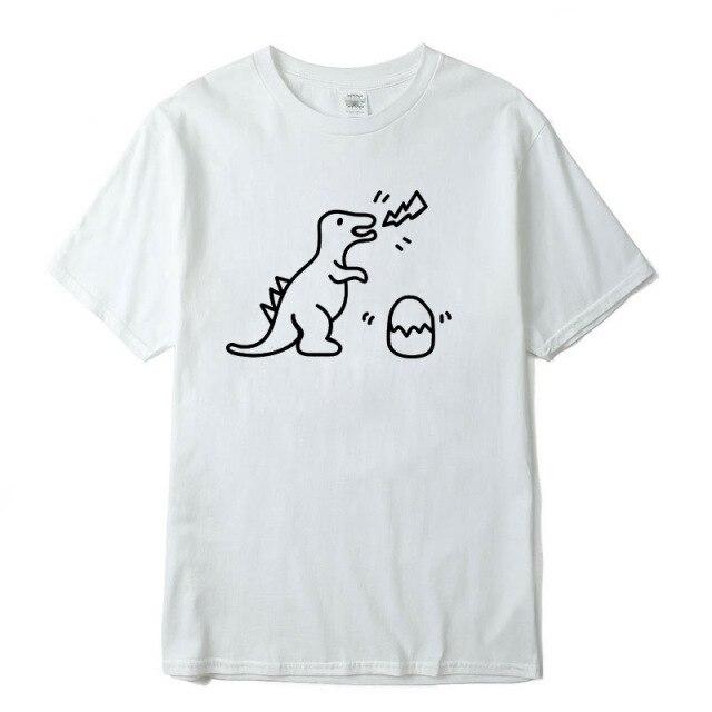 Чоловіча футболка з принтом забавного динозавра