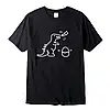 Чоловіча футболка з принтом забавного динозавра, фото 2
